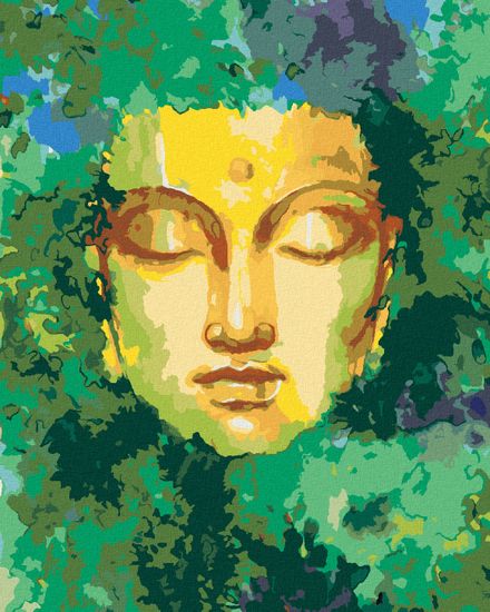 ZUTY Diamantové maľovanie - BUDDHA A PRÍRODA 40x50 cm NO