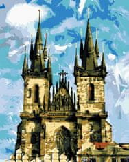 ZUTY Diamantové maľovanie - KATEDRÁLA TÝNSKY CHRÁM PRAHA 40x50 cm NO