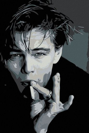 ZUTY Diamantové maľovanie - LEONARDO DICAPRIO S CIGARETOU YES 40x50 cm