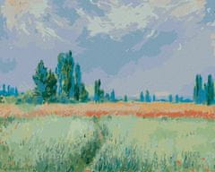 ZUTY Diamantové maľovanie - PŠENIČNÉ POLE (CLAUDE MONET) YES 40x50 cm