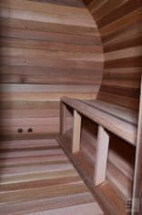 Gerda Fínska sudová sauna s kanadnského cédru180 x 240 na elektrickú pec