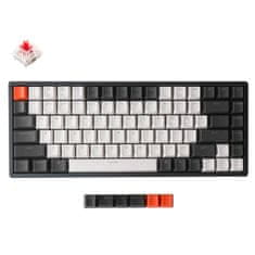 Keychron K2 (Hot-swappable) Bezdrôtová mechanická klávesnica v2 RGB Aluminium Gateron Red K2-C1H