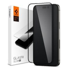Spigen Glas.Tr Slim Full Cover ochranné sklo na iPhone 14 Pro Max, čierne