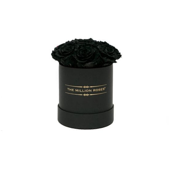 The Million Roses Basic box - čierne trvácne ruže