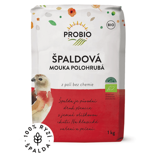 ProBio Polohrubá špaldová múka BIO 1 kg