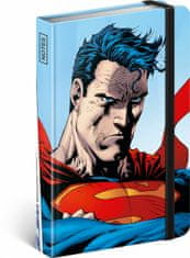 Poznámky - Superman - svetový hrdina, linajkované, 10,5 x 15,8 cm