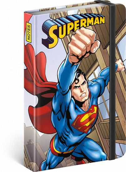 Poznámky - Superman - Deň skazy, linajkované, 10,5 x 15,8 cm