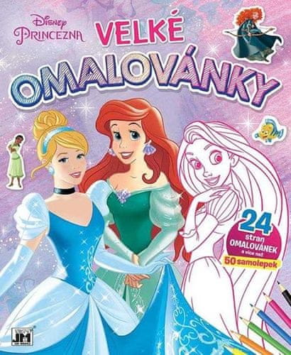 Princezny - Velké omalovánky