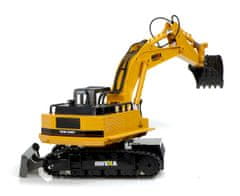 WOWO RC Bulldozer H-Toys 1510 - 11CH 2,4 GHz 1,16 Diaľkovo Ovládané Rýpadlo