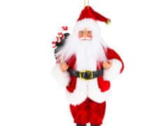 LAALU Santa na zavesenie s cukrovými tyčinkami 20 cm