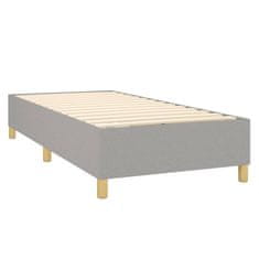 Petromila vidaXL Boxspring posteľ s matracom bledosivý 100x200 cm látka