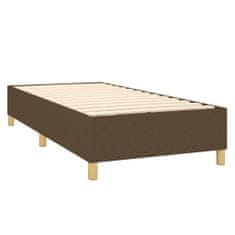 Petromila vidaXL Boxspring posteľ s matracom tmavohnedá 90x190 cm látka