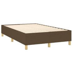 Petromila vidaXL Boxspring posteľ s matracom tmavohnedá 120x200 cm látka