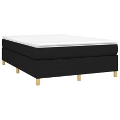 Vidaxl Rám na boxspring posteľ čierny látka 140x190 cm