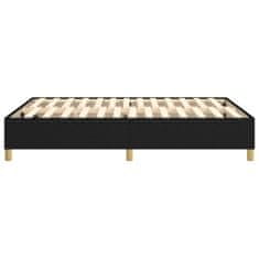 Vidaxl Rám na boxspring posteľ čierny látka 140x190 cm