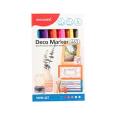 MONAMI MONAMI Deco Marker 463, 0,7mm, sada VIVID SET, 6ks, 20800015080