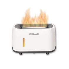 Tellur flame aroma difuzér, 240 ml, LED, biela