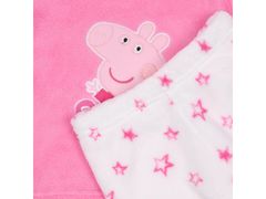 Peppa Pig Peppa Pig Dievčenské fleecové pyžamo, ružovo-biele OEKO-TEX 6-8 let 116-128 cm