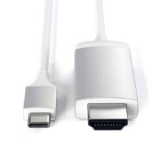 Satechi Kábel USB-C - HDMI 1,8 m 4k 60 Hz, biely, 1,8 m