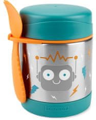 Skip hop Spark Style Termoska na jedlo s lyžičkou/vidličkou Robot 325 ml, 3r+