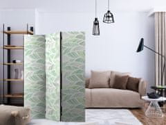 Artgeist Paraván - Zelené vlny 135x172 plátno na drevenom ráme obojstranná potlač