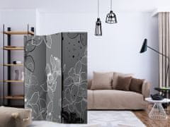 Artgeist Paraván - Zimná flóra 135x172 plátno na drevenom ráme obojstranná potlač