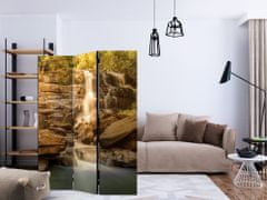 Artgeist Paraván - Slnečný vodopád 135x172 plátno na drevenom ráme obojstranná potlač