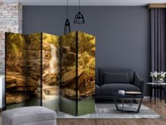 Artgeist Paraván - Slnečný vodopád II 225x172 plátno na drevenom ráme obojstranná potlač