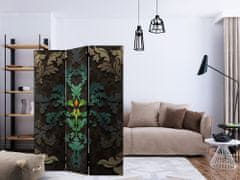 Artgeist Paraván - Tancujúce listy 135x172 plátno na drevenom ráme obojstranná potlač