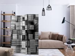 Artgeist Paraván - Sivá presnosť 135x172 plátno na drevenom ráme obojstranná potlač