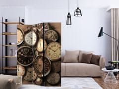 Artgeist Paraván - Staré hodiny 135x172 plátno na drevenom ráme obojstranná potlač