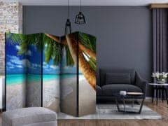 Artgeist Paraván - Tropický ostrov II 225x172 plátno na drevenom ráme obojstranná potlač