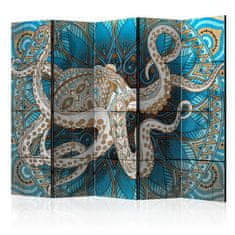 Artgeist Paraván - Zenová chobotnica II 225x172 plátno na drevenom ráme obojstranná potlač