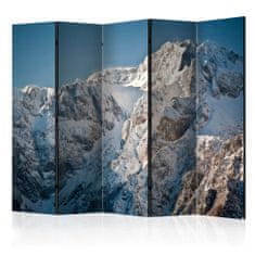 Artgeist Paraván - Zima v Alpách II 225x172 plátno na drevenom ráme obojstranná potlač