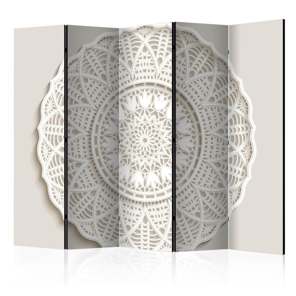 Artgeist Paraván - Mandala 3D II 225x172 plátno na drevenom ráme obojstranná potlač