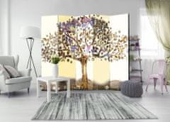 Artgeist Paraván - Zlatý strom II 225x172 plátno na drevenom ráme obojstranná potlač