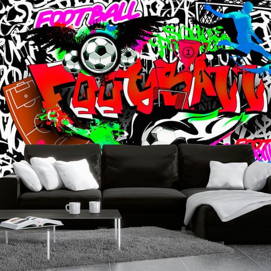 Artgeist Fototapeta - Futbalová vášeň 400x280