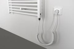 AQUALINE , DIRECT-E elektrické vykurovacie teleso, rovné, 600x1320 mm, 600W, biela, ILE36T