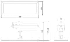 Light Impressions Deko-Light koľajnicový systém 3-fázový 230V Panel Track Light, 20 W, 4000 K, čierna 110-240V AC/50-60Hz 20,00 W 4000 K tmavo čierna RAL 9005 300 mm 707137