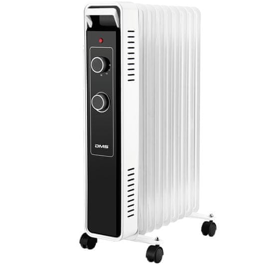 DMS Germany Olejový radiátor / / OR-2500 / 1000 W / 1500 W / 2500 W