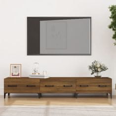 Vidaxl TV skrinka hnedý dub 150x34,5x30 cm spracované drevo