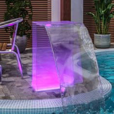 Petromila vidaXL Bazénová fontána s RGB LED diódami akrylová 51 cm