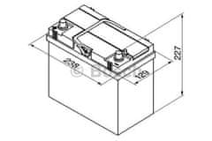 Bosch S4 45Ah Autobateria 12V , 330A , ĽAVÁ !!! 0 092 S40 230