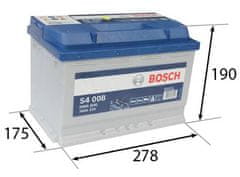 Bosch S4 74Ah Autobatéria 12V , 680A , 0 092 S40 080