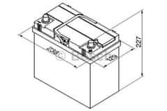 Bosch S4 45Ah Autobatéria 12V , 330A , 0 092 S40 200