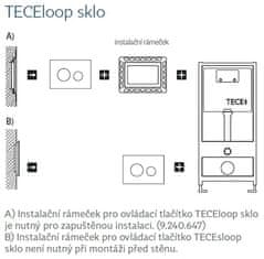 Tece TECEloop sklo čierna/tlač.zlaté 9.240.658 - Tece