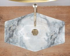 REA Vegas Granit umývadlo, 57 x 37 cm, imitácia kameňa-granit, REA-U5602
