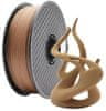 tisková struna (filament), PLA, 1,75mm, 1kg, přírodní dřevo (3DP-PLA-WD-01-NAT)