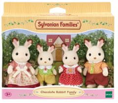 Sylvanian Families Rodina "chocolate" králikov nová