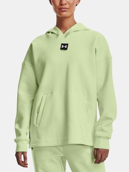 Under Armour Mikina Summit Knit Hoodie-GRN